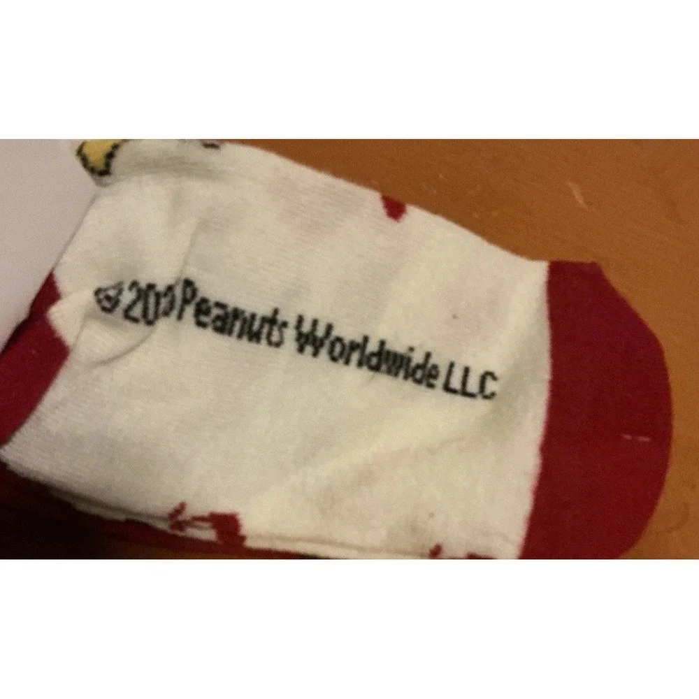 Peanuts Snoopy Socks Ankle Socks Fits Shoe Size 5-10‎